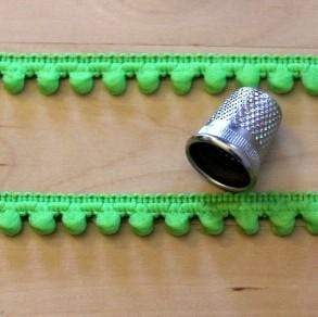 Lime Pom Pom Trim