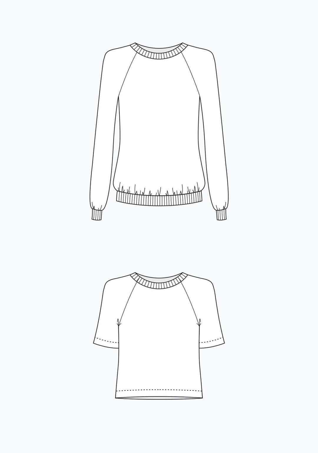 Linden Sweatshirt, Grainline Studio