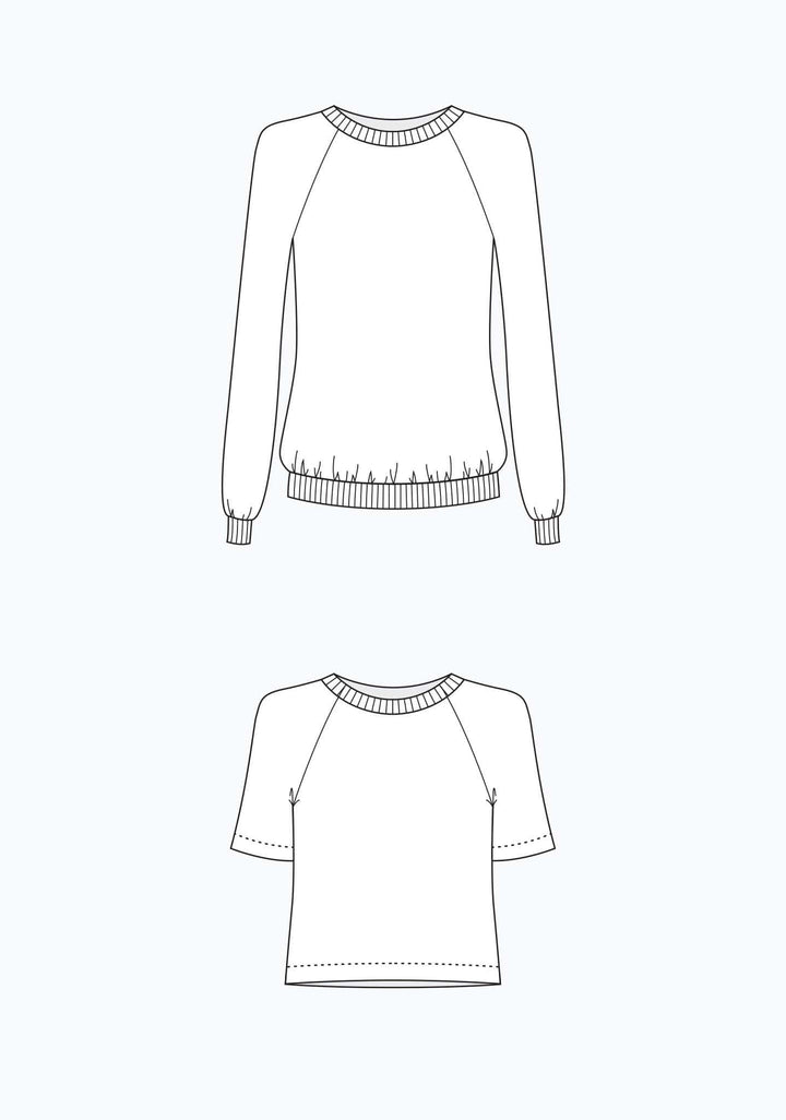 Linden Sweatshirt, Grainline Studio