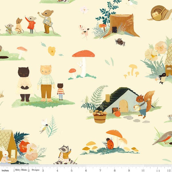 Littlest Family's Big Day - Cream - Riley Blake Designs