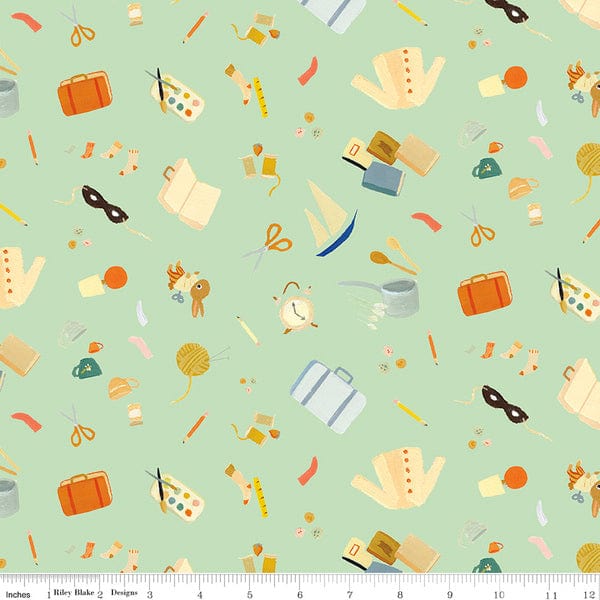 Littlest Family's Big Day - Toss in Mint - Riley Blake Designs