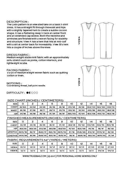 Lodo Dress - True Bias