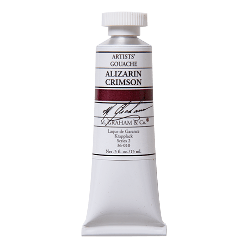 M. Graham Gouache Paint - Alizarin Crimson 010 - 15ml Tube