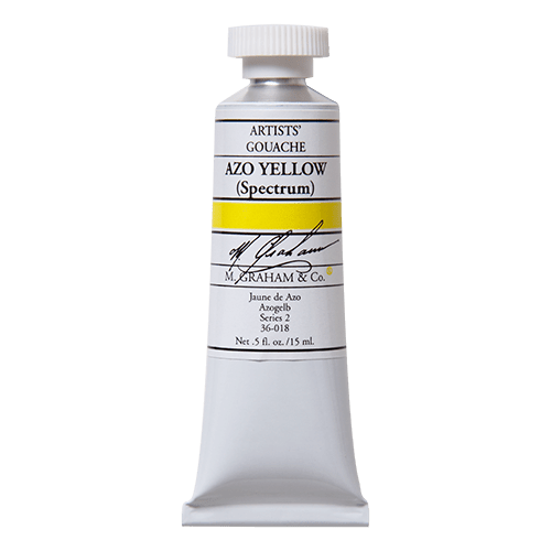 M. Graham Gouache Paint - Azo Yellow 018 - 15ml