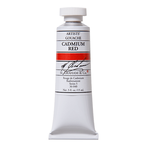 M. Graham Gouache Paint - Cadmium Red 040 - 15ml Tube