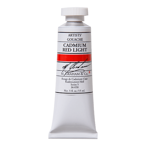 M. Graham Gouache Paint - Cadmium Red Light 050 - 15ml Tube