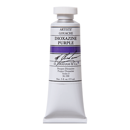 M. Graham Gouache Paint - Dioxazine Purple 100 - 15ml Tube