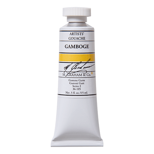 M. Graham Gouache Paint - Gamboge 105 - 15ml Tube