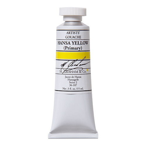 M. Graham Gouache Paint - Hansa Yellow 107 - 15ml Tube