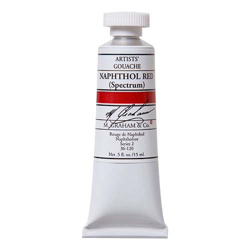 M. Graham Gouache Paint - Naphthol Red 120 - 15ml Tube