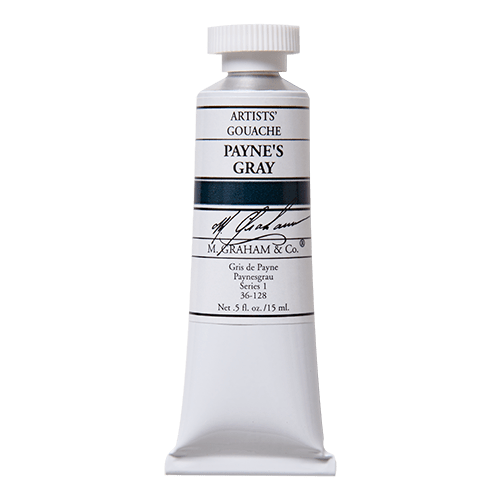 M. Graham Gouache Paint - Payne’s Gray 128 - 15ml Tube