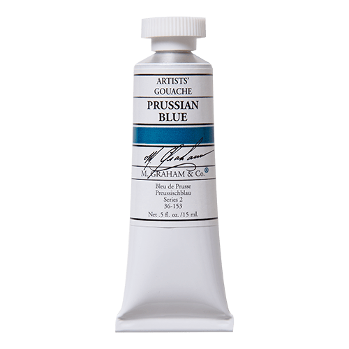 M. Graham Gouache Paint - Prussian Blue 153 - 15ml Tube