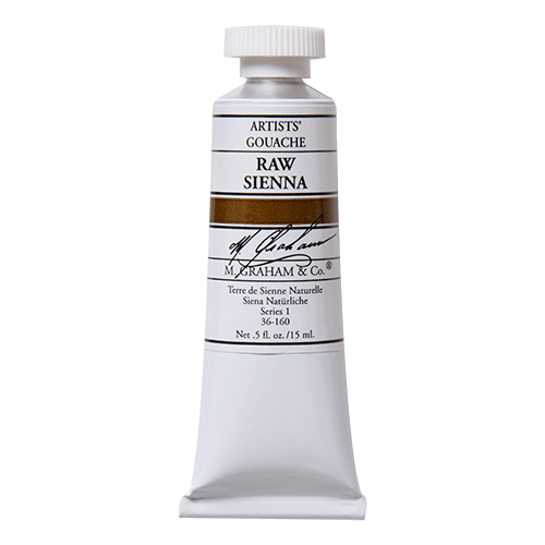 M. Graham Gouache Paint - Raw Sienna 160 - 15ml Tube