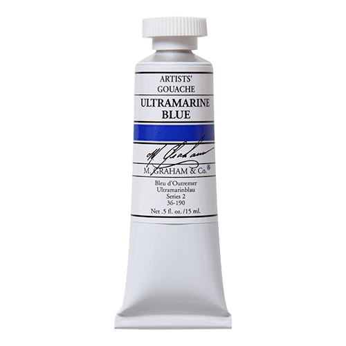 M. Graham Gouache Paint - Ultramarine Blue 190 - 15ml Tube