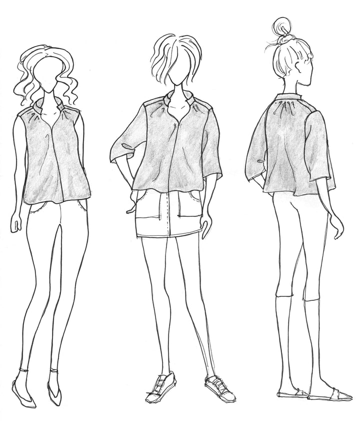 Matcha Top, Sew Liberated