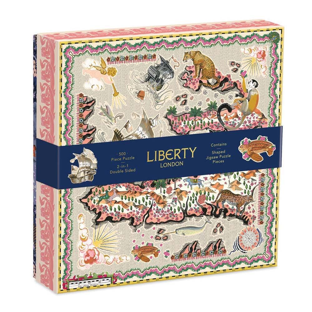 Maxine 500 Piece Double Sided Puzzle With Shaped Pieces - Liberty London