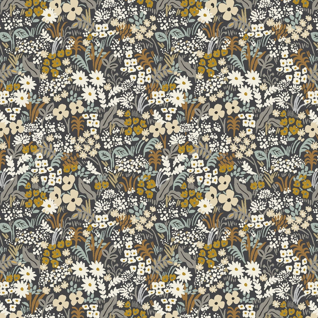 Meadow in Grey Multi Metallic ~ Bon Voyage by Rifle Paper Co.