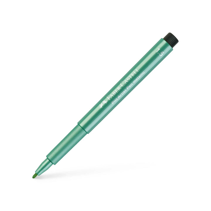 Metallic Pitt Artist Pen from Faber Castell - 294 Green