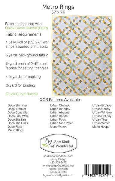 Metro Rings, Sew Kind of Wonderful