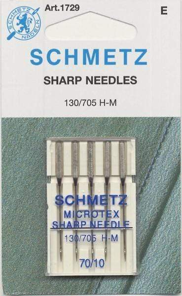 Microtex Sharp 70/10 Sewing Machine Needles from Schmetz