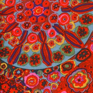 Millefiore in Red, by Kaffe Fassett from the Kaffe Collective
