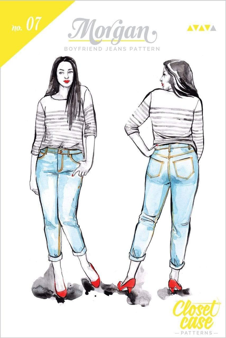 Morgan Boyfriend Jeans, Closet Case Patterns