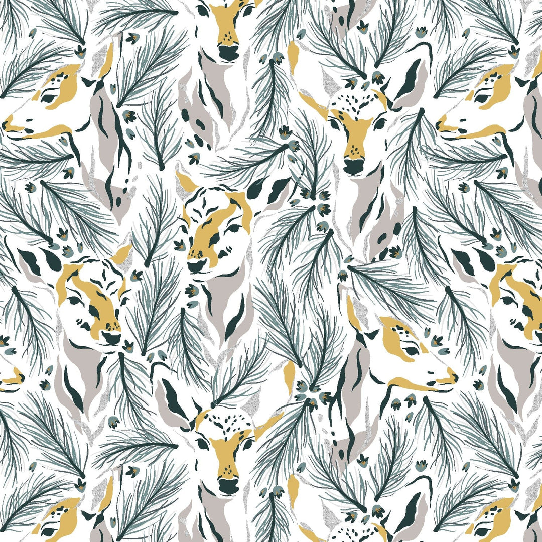 Morning Deer in Metallic Silver Grey - Magic of Yosemite Collection - RJR