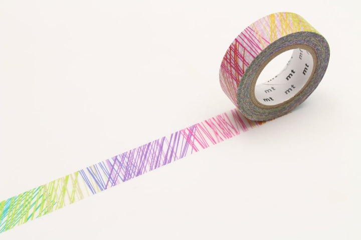 mt Washi Tape - 15mm wide - Kapitza scribble