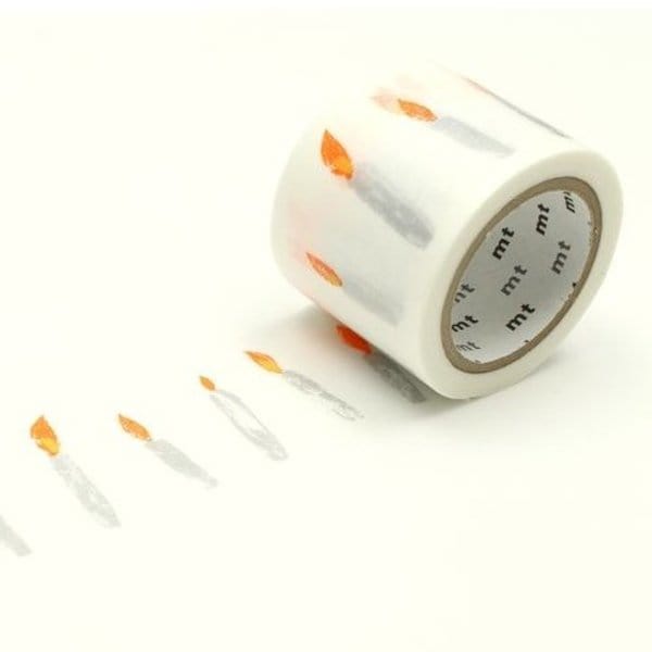 mt Washi Tape - 35mm wide - Mina Perhonen candle