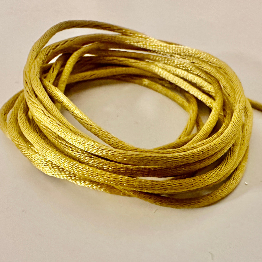 Mustard Gold Satin Rattail Cording