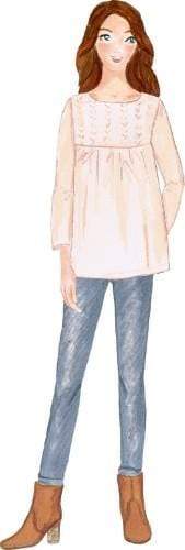 Myrantine Women's Top, Citronille