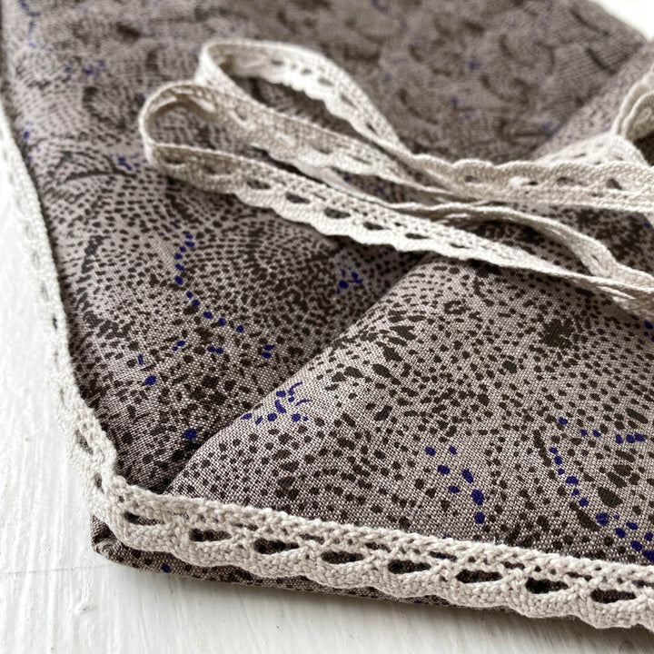 nani IRO and Dentelle Lace - Triangle Scarf Kit - Summer 2022