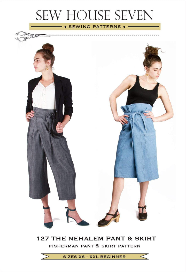 Nehalem Pant and Skirt, Sew House Seven