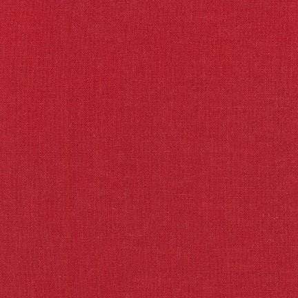 Nirvana Double Gauze Solid in Rich Red