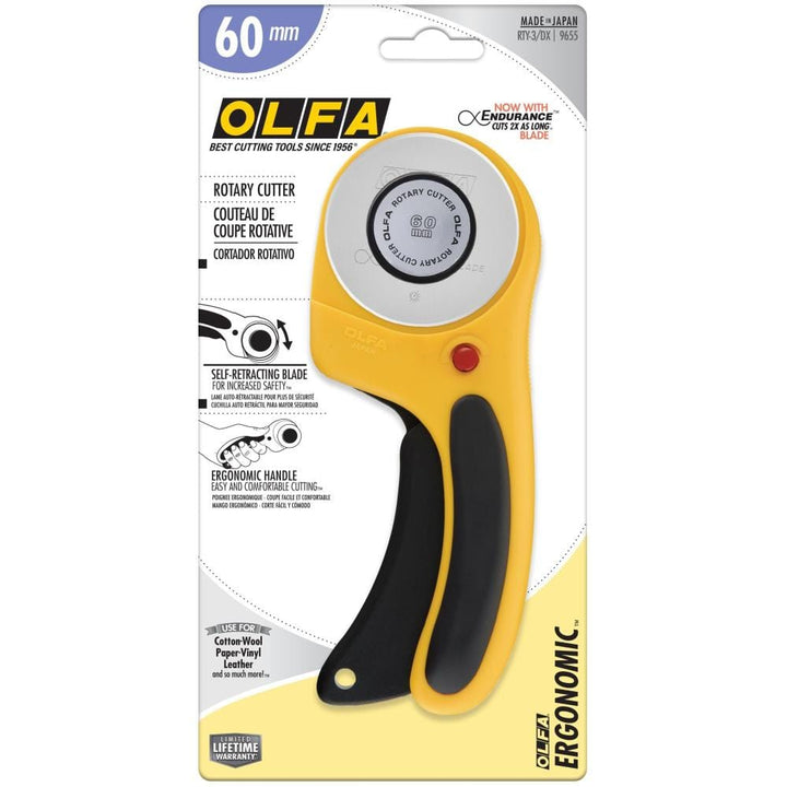 Olfa 60mm Ergonomic Rotary Cutter