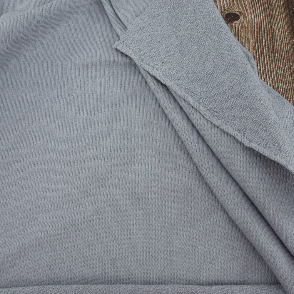 Organic Cotton French Terry in Quicksilver Birch Fabrics