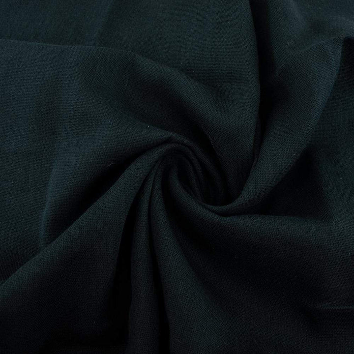 Organic Double Gauze Solid in Jet Black ~ Birch Fabrics