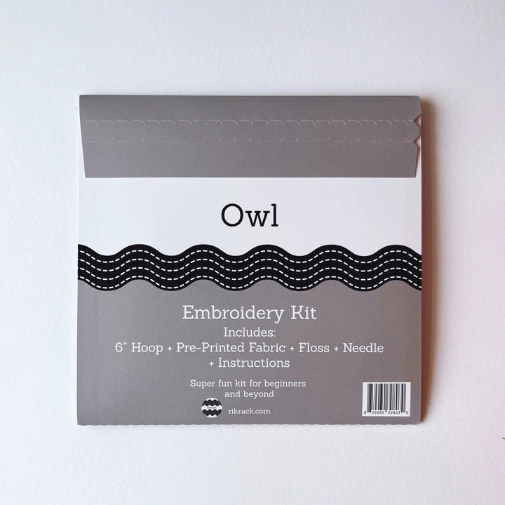 Owl - Embroidery Kit - Rikrack