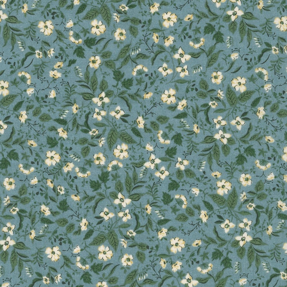 Petite Nostalgia Lawn in Vintage Blue