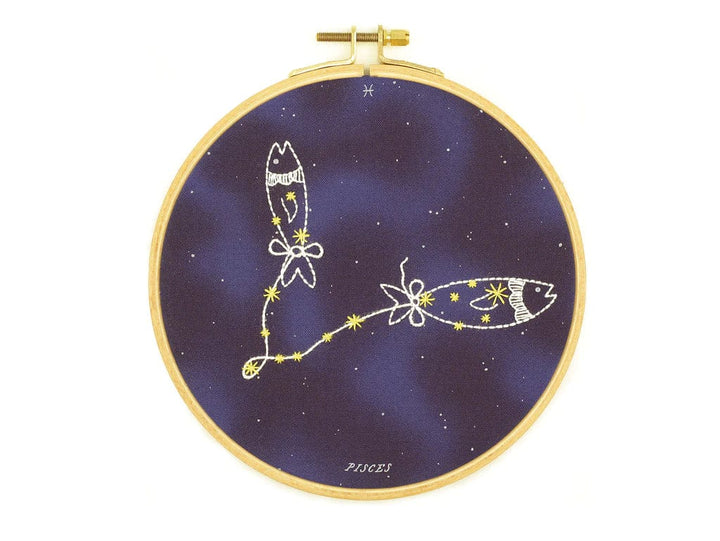 Pisces Embroidery Kit - Constellation Series from Kiriki