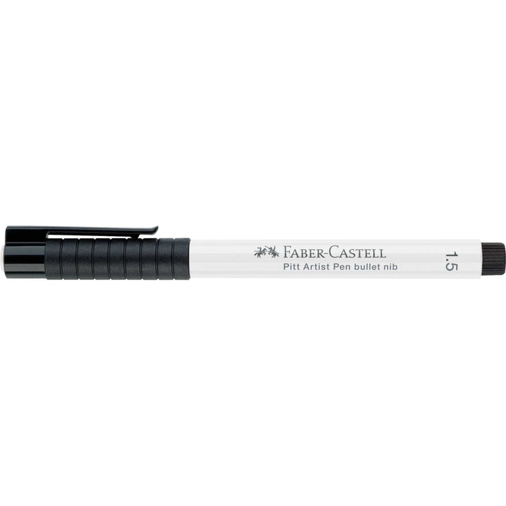 Pitt Artist Pen 1.5mm Bullet Nib from Faber Castell - 101 White