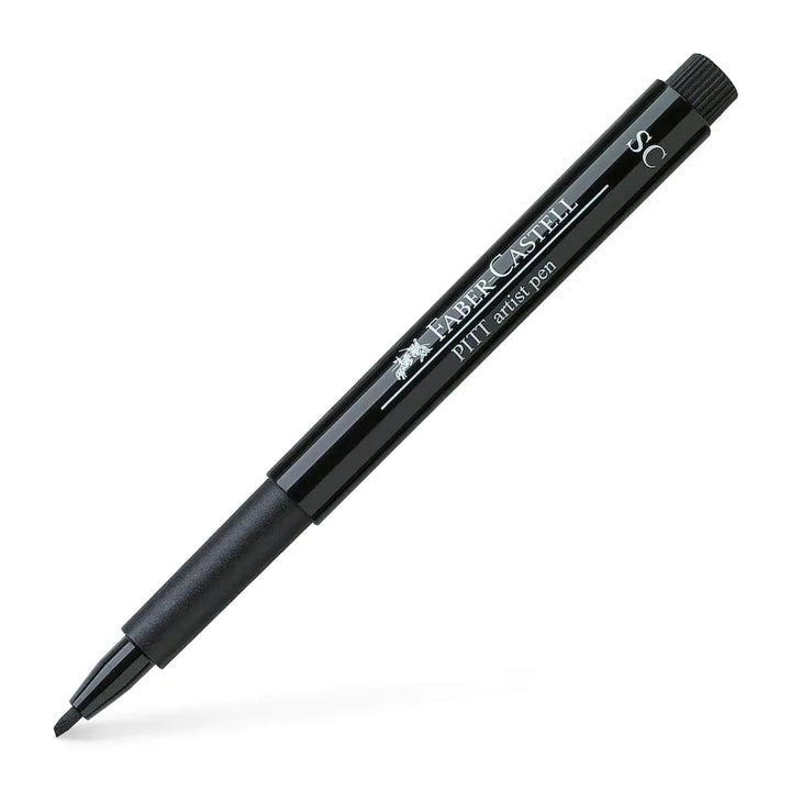 Pitt Artist Pen Soft Chisel from Faber Castell - 199 Black
