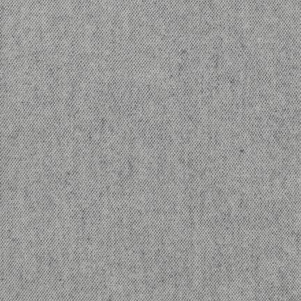 Plain Weave in Gray, Shetland Flannel from Robert Kaufman