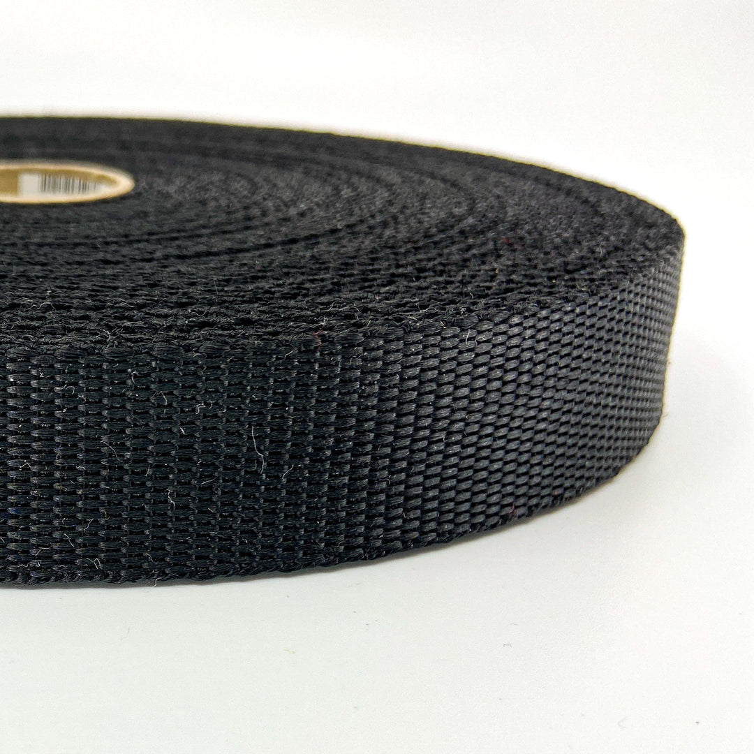 Polypropylene Webbing - Black - 25mm