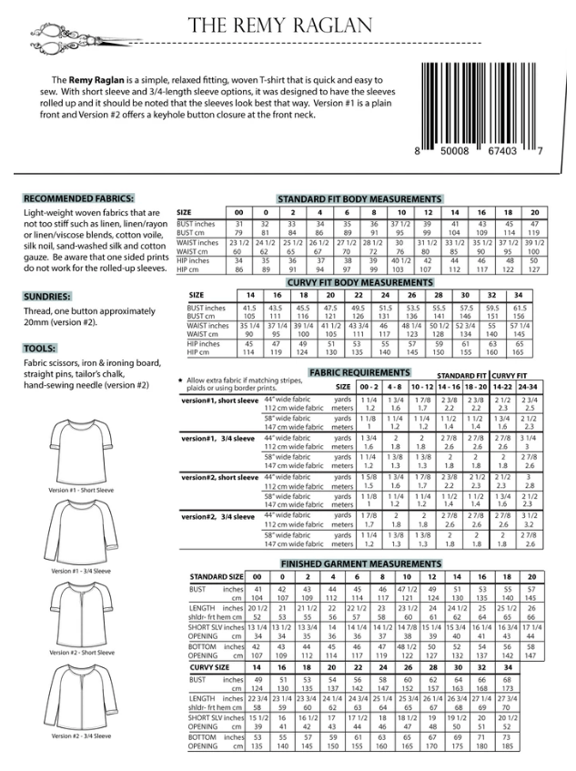 Remy Raglan Sizes 00-34 - Sew House Seven
