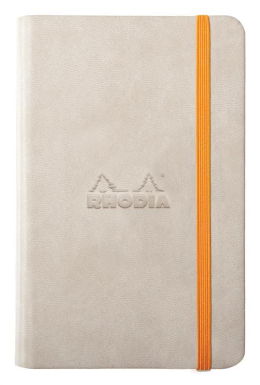 3 1/2" x 5 1/2" / Blank Rhodia Hardcover Journal Options in Beige