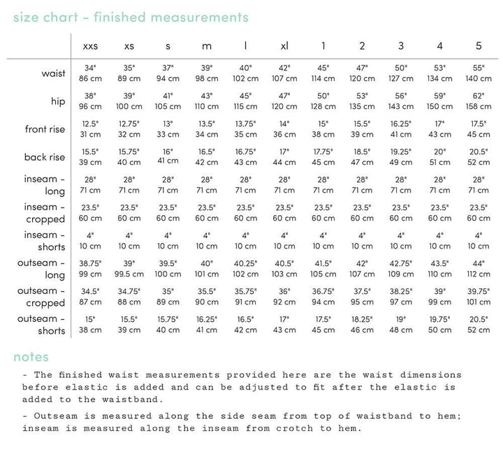 Rose Pants - Sizes XXS to 5X - Made by Rae