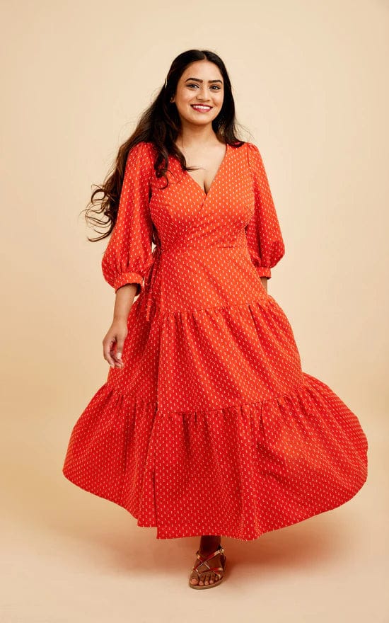 Roseclair Wrap Dress Sizes 0-32 Roseclair Wrap Dress Sizes 0-32