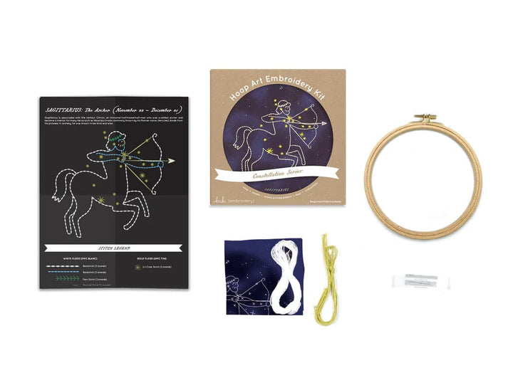 Sagittarius Embroidery Kit - Constellation Series from Kiriki