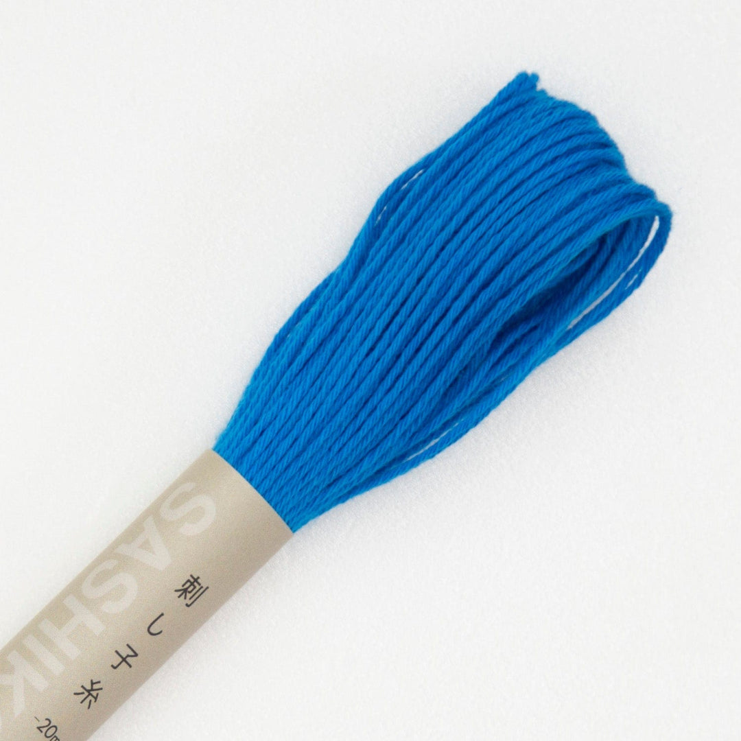 Sashiko Thread - 22 Yard Skein in Blue (27)